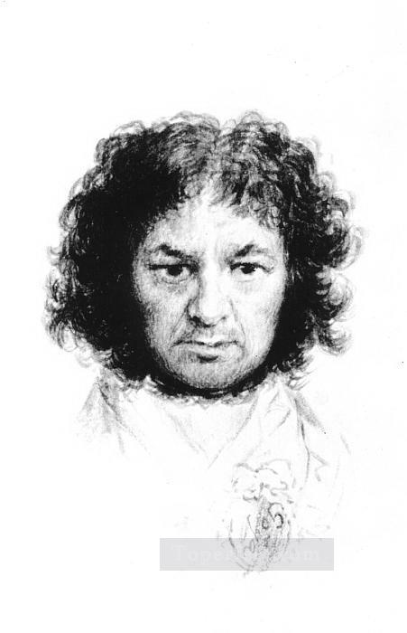 Autorretrato romántico moderno Francisco Goya Pintura al óleo